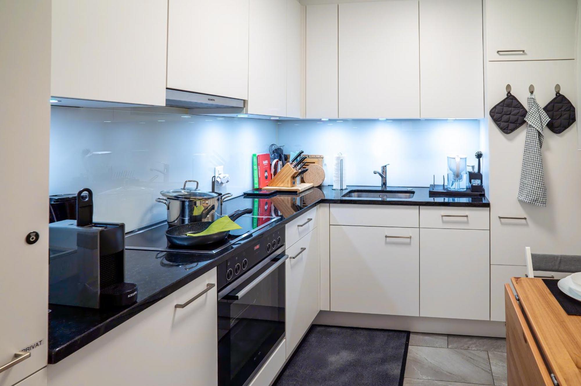 Expo-Basel-Ch Apt, Amazon Prime Video, Wifi, Coffee & Tee, Popcorn, Kitchen Exterior foto